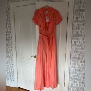 staud coral maxi dress